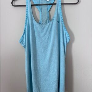 Under Armour Women's Sky Blue Athletic Tank Size M
